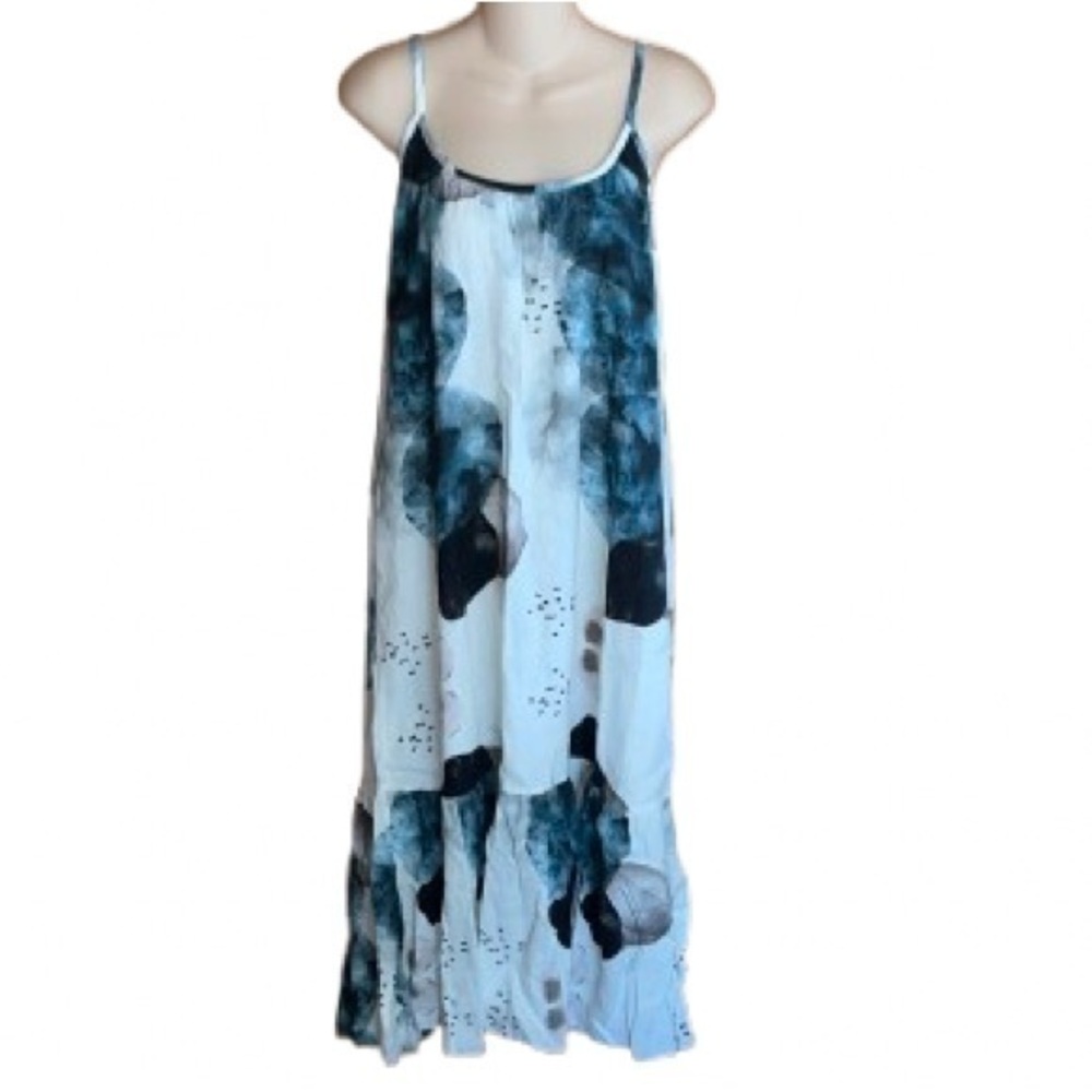 For Her Paris linen tie dye dress made in Italy one size